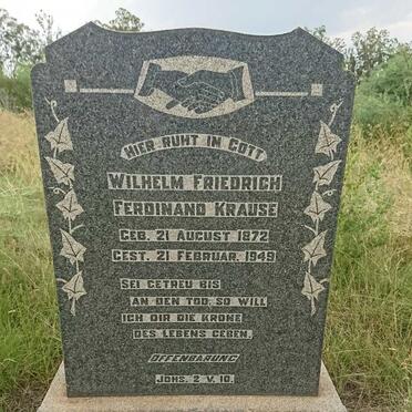 KRAUSE Wilhelm Friedrich Ferdinand 1872-1949