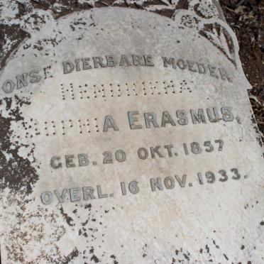 ERASMUS Hendriena Sophia 1857-1933