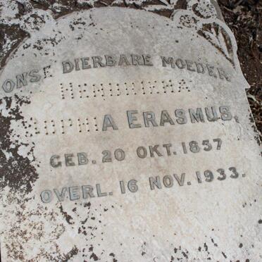 ERASMUS Hendriena Sophia 1857-1933