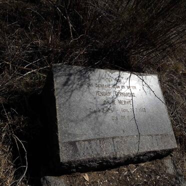 Free State, HEILBRON district, Vegkop omgewing, Ezelvoet 783, farm cemetery