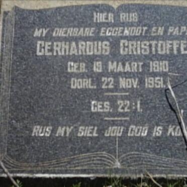 GOOSEN Gerhardus Christoffel 1910-1951