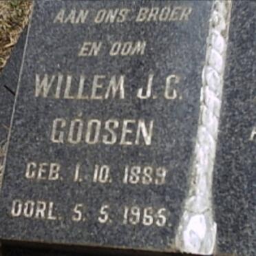 GOOSEN Willem J.C. 1889-1965