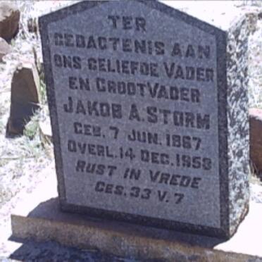 STORM Jakob A. 1867-1953