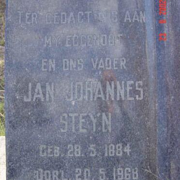 STEYN Jan Johannes 1884-1968