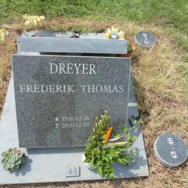 DREYER Frederik Thomas 1938-2016