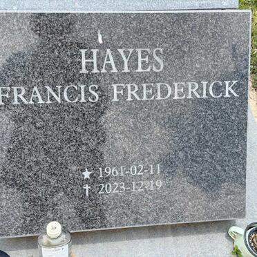 HAYES Francis Frederick 1961-2023