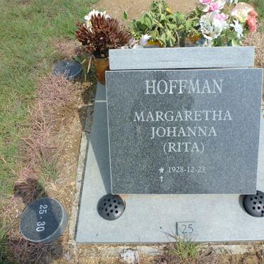 HOFFMAN Margaretha Johanna 1928-
