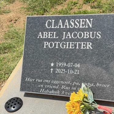 CLAASSEN Abel Jacobus Potgieter 1959-2025