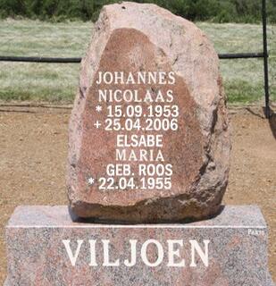 VILJOEN Johannes Nicolaas 1953-2006 &amp; Elsabe Maria ROOS 1955- 