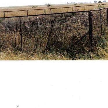1. Overview on the farm cemetery, Vyandsvlei Noord