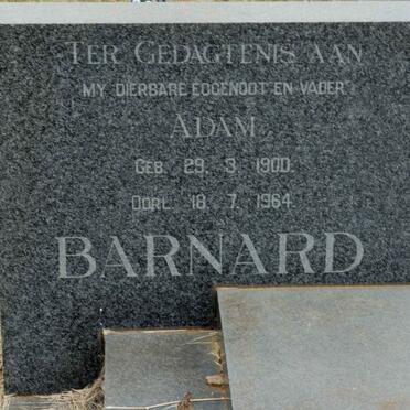 BARNARD Adam 1900-1964