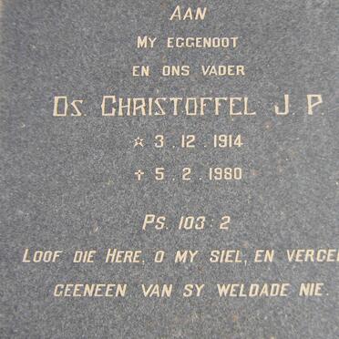 BORNMAN Christoffel J.P. 1914-1980