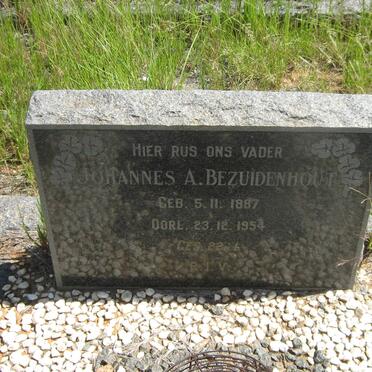 BEZUIDENHOUT Johannes A. 1887-1954