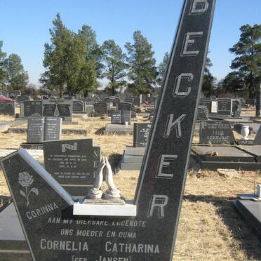 BECKER Cornelia Catharina nee JANSEN 1931-1984