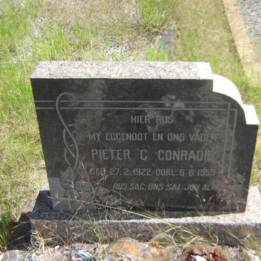 CONRADIE Pieter G. 1922-1959
