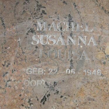CONRADIE Machel Susanna Louisa 1946-
