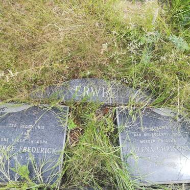 ERWEE George Frederick 1907- &amp; Helena Christina 1914-1985