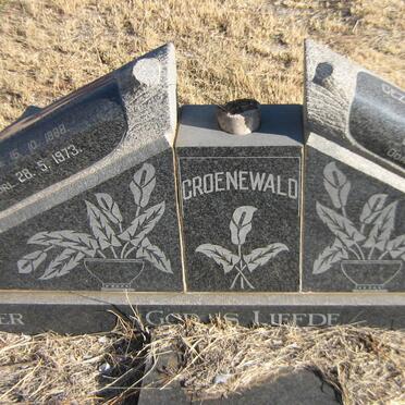 GROENEWALD Christoffel Johannes 1888-1973 &amp; Gezina Maria Johanna GROENEWALD 1897-1969