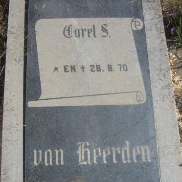 HEERDEN Carel S., van -1970
