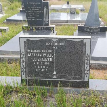 HOLTZHAUZEN Abraham Paulus 1934-1975