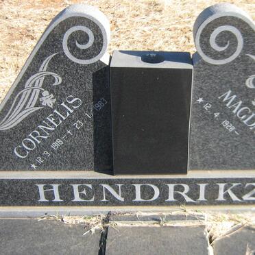 HENDRIKZ Cornelis 1918-1983 &amp; Magdalena 1928-