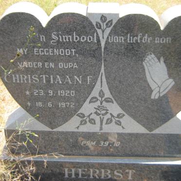 HERBST Christiaan F. 1920-1972