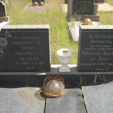 JAGER Johannes F.F., de 1883-1968 &amp; Wilhelmina Hendrina HELM 1897-1961