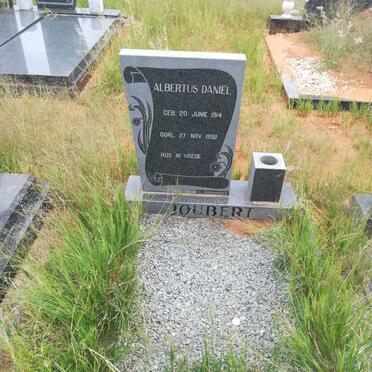 JOUBERT Albertus Daniël 1914-1992