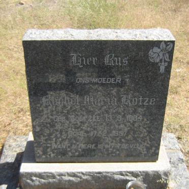 KOTZE Rachel Maria nee COETZEE 1884-1957