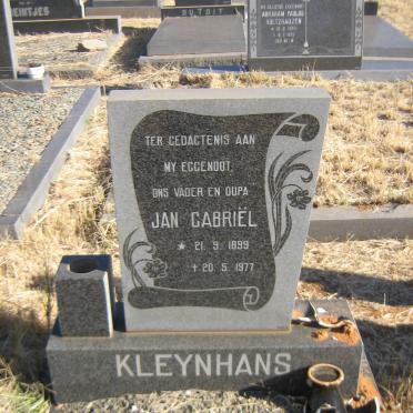 KLEYNHANS Jan Gabriël 1899-1977