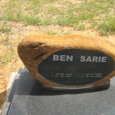 KLERK Ben, de 1930-2011 &amp; Sarie 1936-2009 