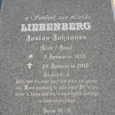 LIEBENBERG Josias Johannes 1959-2010 &amp; Martha Elizabeth VON CAUES 1966-