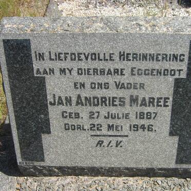 MAREE Jan Andries 1887-1946