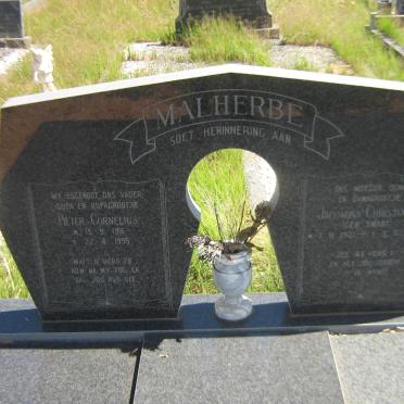 MALHERBE Pieter Cornelius 1916-1995 &amp; Jacomina Christiana SWART 1921-2013