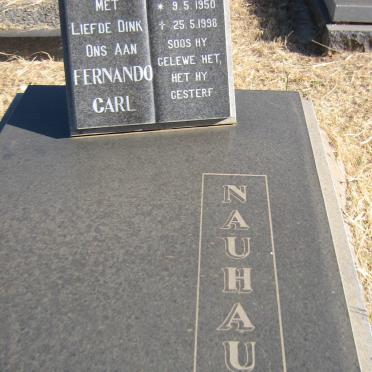 NAUHAUS Fernando Carl 1950-1998