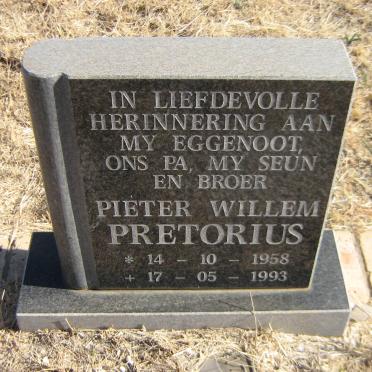 PRETORIUS Pieter Willem 1958-1993