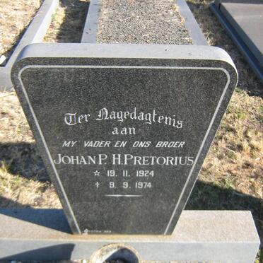 PRETORIUS Johan P.H. 1924-1974