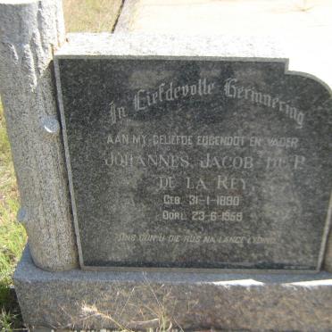REY Johannes Jacob du P., de la 1880-1959