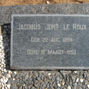 ROUX Jacobus Johs., le 1894-1950