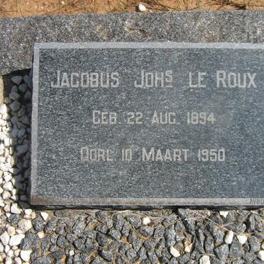 ROUX Jacobus Johs., le 1894-1950