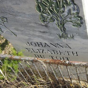 TOIT Johanna Elizabeth, du 1920-1998