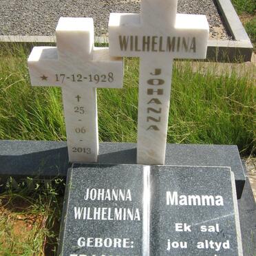 ? Johanna Wilhelmina nee ERASMUS 1928-2013