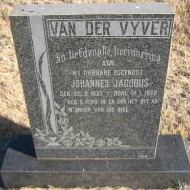 VYVER Johannes Jacobus, van der 1933-1969