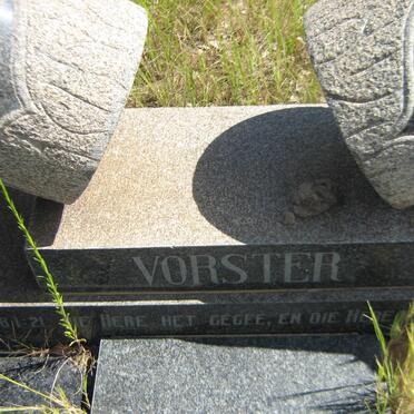VORSTER Petrus Johannes 1881-1959 &amp; Susanne Louisa JACOBS 1882-1968