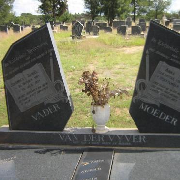 VYVER Johannes Daniel, van der 1887-1974 &amp;  Anna Jacomina POTTAS 1903-2001