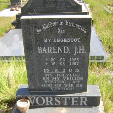 VORSTER Barend J.H. 1925-1997