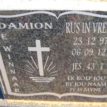 WINNAAR Damion, de 1997-2012