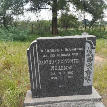WILLEMSE Barend Christoffel C. 1883-1969