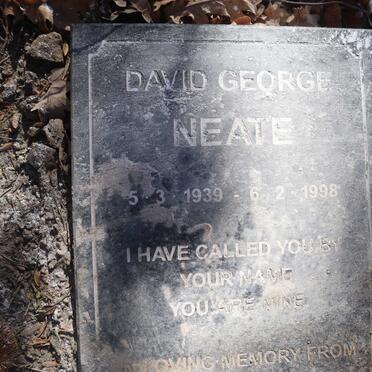NEATE David George 1939-1998