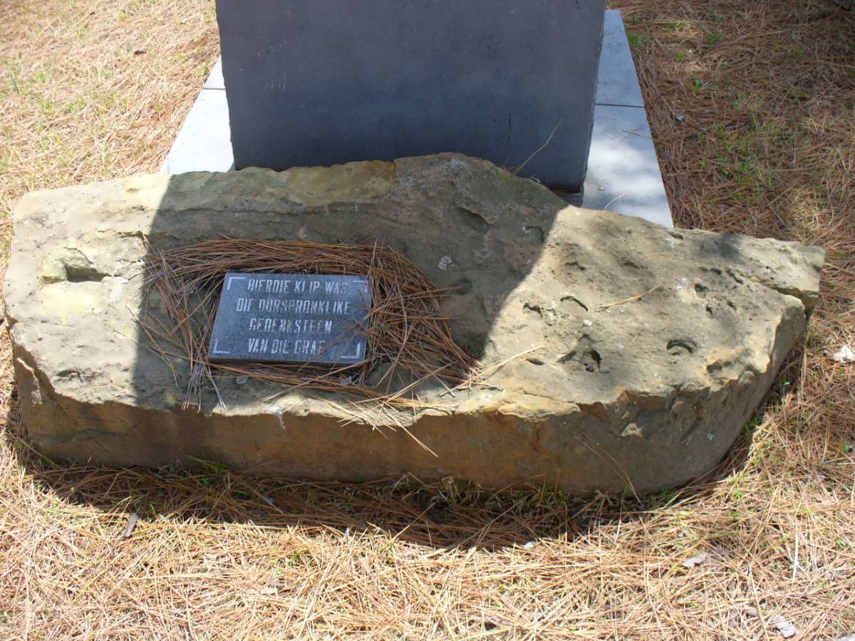 Original Tombstone on the graves